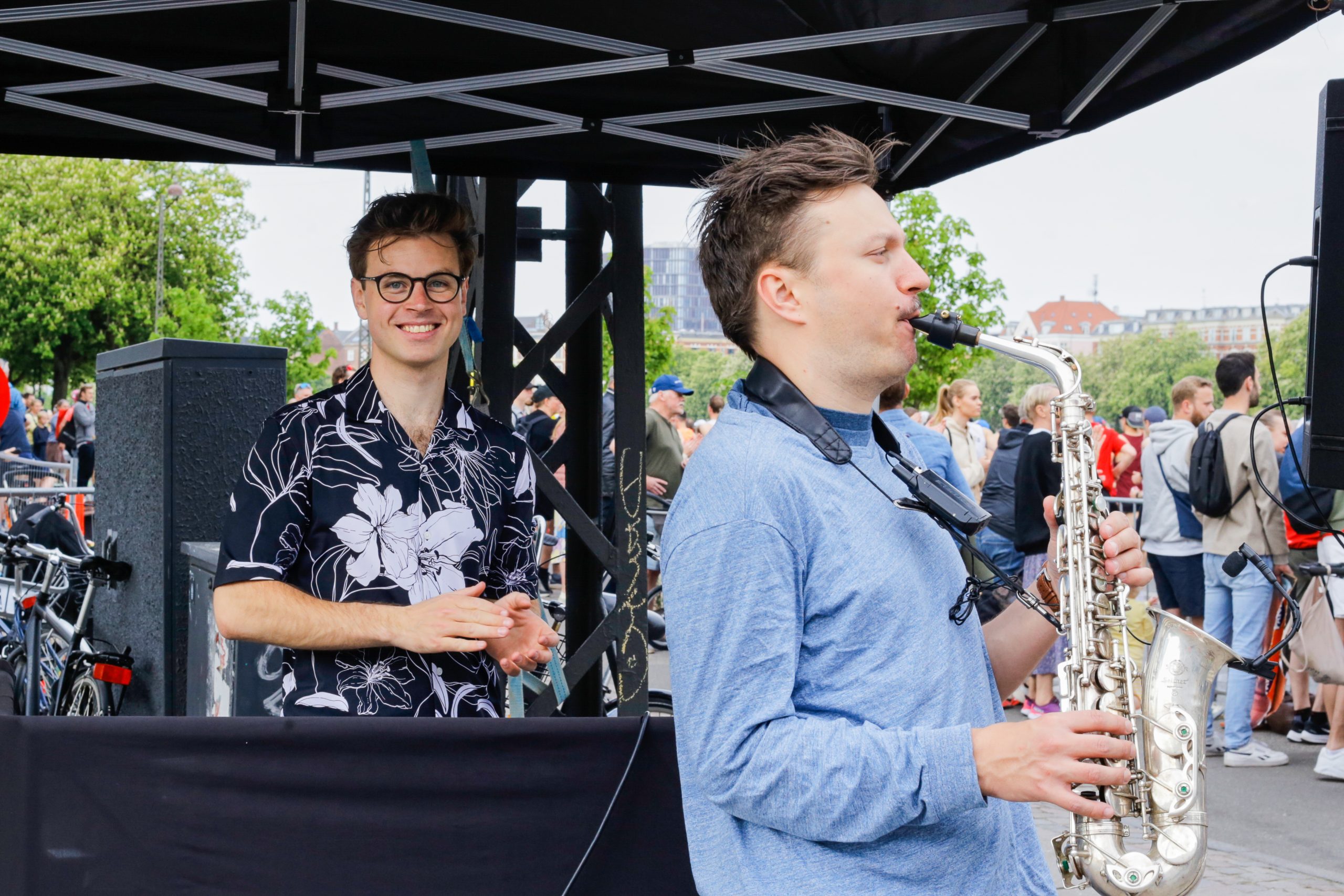 Lej en DJ og saxofonist Half Marathon København Sparta løb